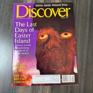 Discover Magazine August 1995‎ The Last Days of Easter Island Wicked Storms in